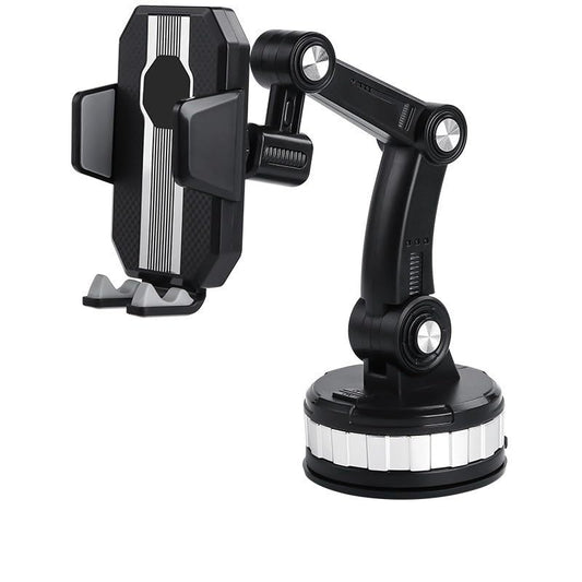 Car Phone Holder Powerful Suction with Stable Clamp Arm Cell Phone Holder for All iPhone Android Phone 90° Adjustable Phone Mount for Car Windshield