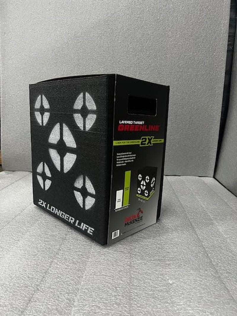 Delta McKenzie Archery Target - 4-Sided Mo'Foam Block | 18"x16"x11" Durable Design for Compound Bows