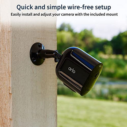 Arlo Pro 5S Spotlight Security Camera 2K HDR | Outdoor | Wireless | Dual-Band Wi-Fi Connects to Strongest Network |12X Zoom, 2-Way Audio, Siren, Color Night Vision,Live Stream(White, 4 Cameras)