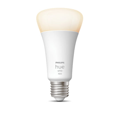Philips Hue White Smart Light Bulb 100W - 1600 Lumen [E27 Edison Screw] with Bluetooth, Works with Alexa, Google Assistant, Apple Homekit