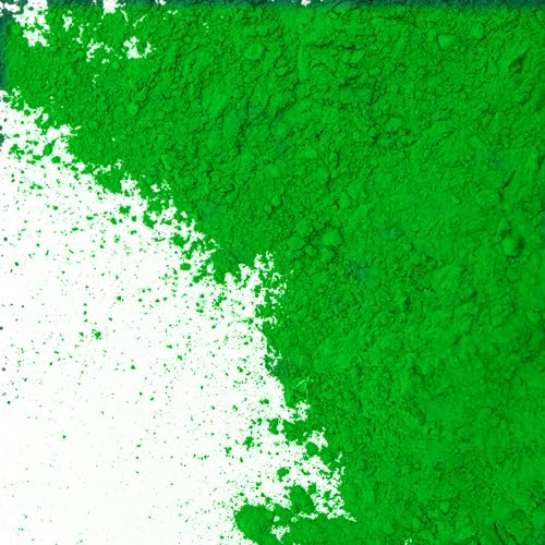 GOODTAKE Iron Oxide Powder | Grass Green Concrete Pigment | Concrete Color Pigment | Concrete Dye Powder Pigment | Perfect for Cement Dye (Grass Green, 4 oz)