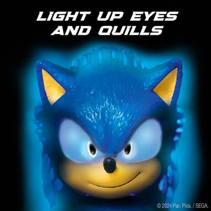 Sonic The Hedgehog 3 Ultimate Talking Sonic 34cm / 12-Inch Figure, Features 30+ Iconic and Humorous Phrases and Sounds from the Movies, Light-Up Eyes and Quills