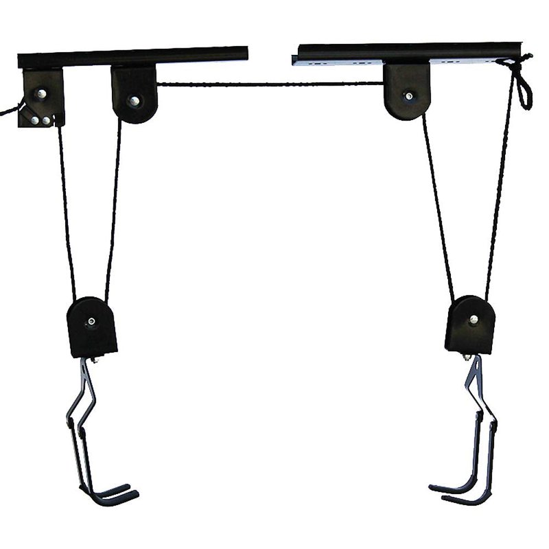 Bike Lift Hoist for Garage Ceiling, Heavy Duty Ceiling Mountain Bicycle Hanger Pulley Rack 100 lb Capacity