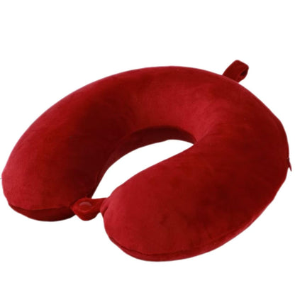 Travel Pillow,100% Pure Memory Foam U Shaped Neck Pillow,Super Lightweight Portable Headrest Great for Airplane, Car,Home,Office,Sleeping Rest (Grey)