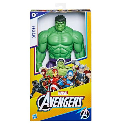 avengers Marvel Titan Hero Series Blast Gear Deluxe Hulk Action Figure, 30-cm Toy, For Children Aged 4 and Up, Green