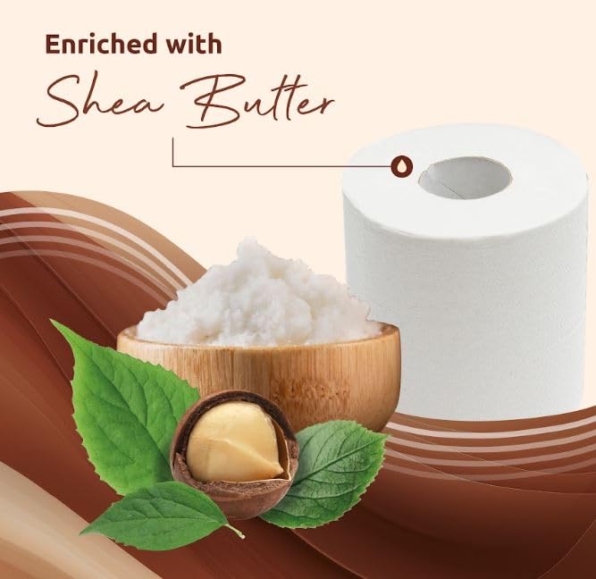 Phoenix Toilet Rolls – 45 Pack | 3 Ply Shea Butter Scented Toilet Paper | Bulk Buy, Soft, Quilted, Sustainably Sourced, Eco- Friendly Luxury Bathroom Tissue