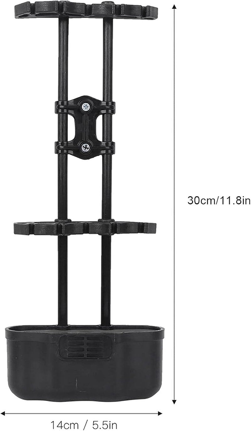 5 Arrows Quiver - Quick Release Left-Handed Vibration Absorbing Holder for Compound & Recurve Bows