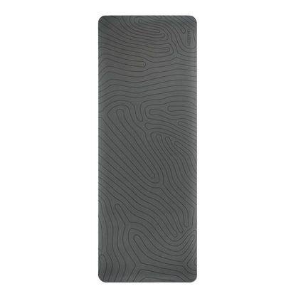 WeGym Yoga Mat, 4mm Cushioned Exercise Mat for Yoga, Pilates, Home Workouts - Anti Slip Polyurethane Suede Yoga Mat with Carrying Strap