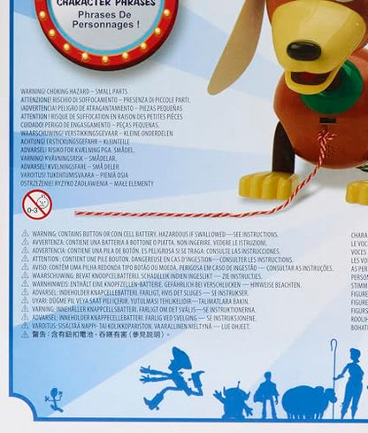 Disney Store Official Slinky Dog Talking Action Figure, Toy Story, 27cm/11”, Soft-feel Ears and Spring Body that Stretches, Speaks Over 15 Film Phrases, Suitable for Ages 3+