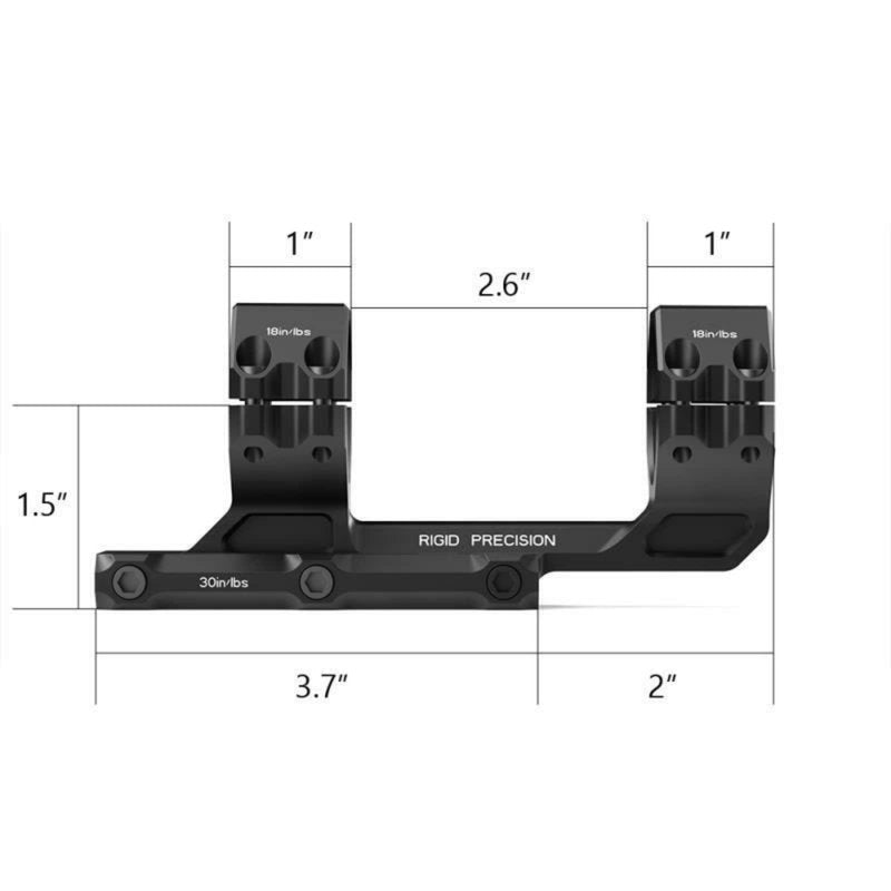 Arken Optics Rigid Precision 20 MOA 34mm Scope Mount for Precision Shooting