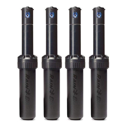 Rain-bird 5000 Series Rotor Sprinkler Head - 5004 PC Model, Adjustable 40-360 Degree Part-Circle, 4 Inch Pop-Up Lawn Sprayer Irrigation System - 25 to 50 Feet Water Spray Distance (Y54007) (4 Pack)