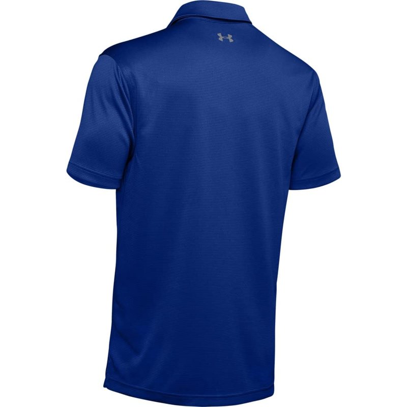 Under Armour Men's Tech Golf Polo, Royal (400)/Graphite, X-Small