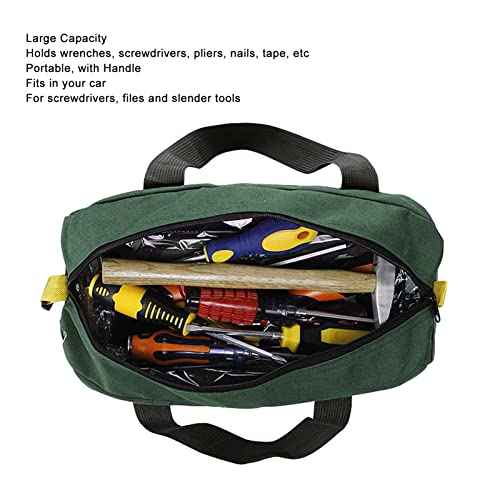 Wide Mouth Tool Bag,20 Inch Multifunction Waterproof Oxford , Hardware Parts Organizer for Carpentry Electrician 20 Inch(20 Inch)