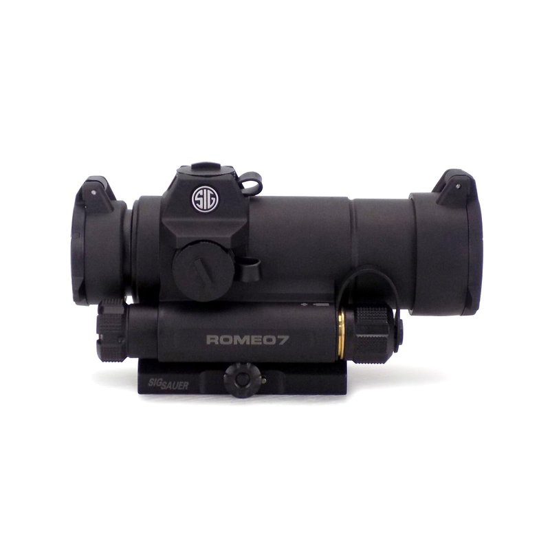 Sig Sauer ROMEO7 1x30mm Durable Aluminum Waterproof Fogproof Closed Full Size 2 MOA Red Dot Sight