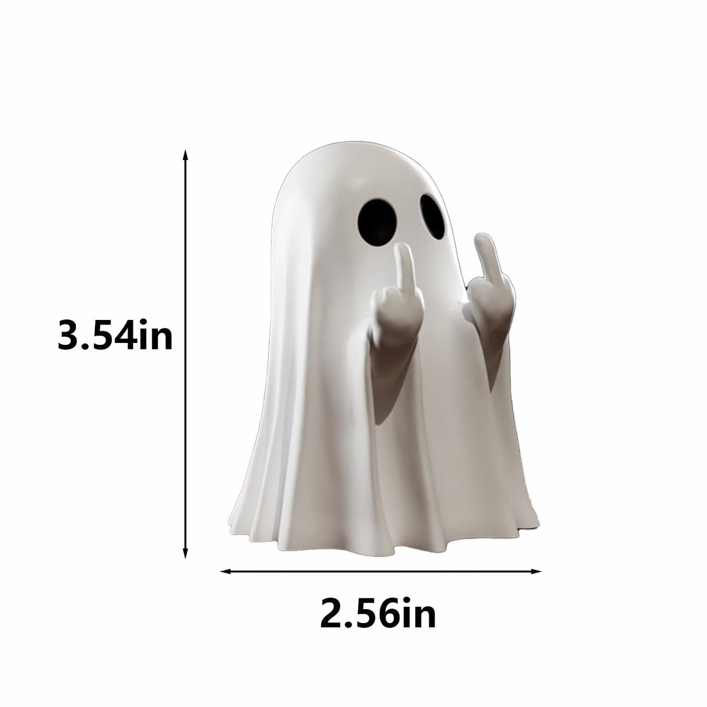 Halloween Ghost Figurine, Halloween Decorations Indoor, Farmhouse Tiered Tray Decor, Spooky Home Decorations, Coffee Table Centerpieces Shelf Mantel Display