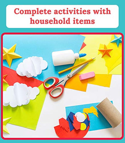 Carson Dellosa Stem Challenge Science Kits for Kids Age 5-7, Plants, Animals, Insects, and Weather 1st Grade, Kindergarten, and Preschool Learning Activities, Educational Games and Experiments