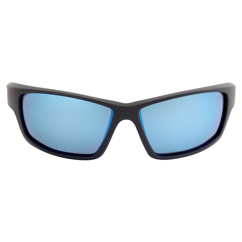 Raze Eyewear Z-Coast Watersports Floating Polarized Sunglasses Black Matte Frame & Accents w/Smoke Blue Z Lenses