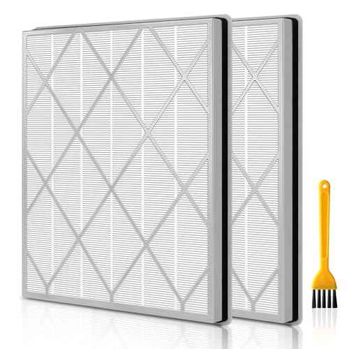 2 Pack HE400 HE401 Replacement Filter For Shark Air Purifier 4 Model HE400 HE401 HE402 HE405 UA415 3-Stage Filtration Filters, H13 True HEPA #HE4FKPET Filter