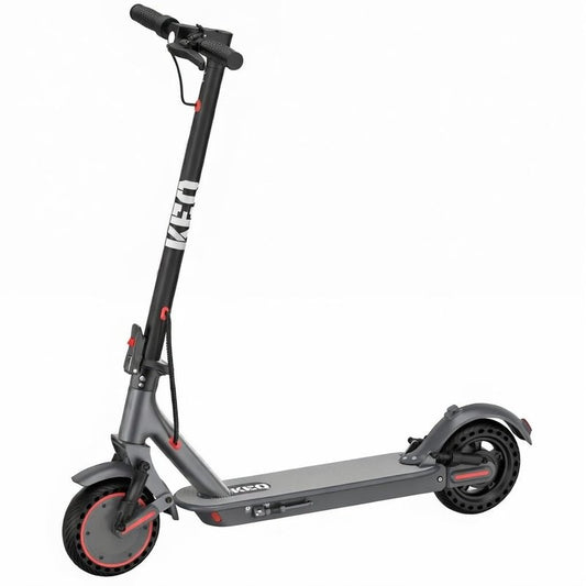 KEQ Electric Scooter Adults 10" Tires,22Mph 500W Motor 30 Miles Range Dual Suspension Shock Absorption Dual Braking System Portable & Foldable E Scooter for Travel and Campus Use