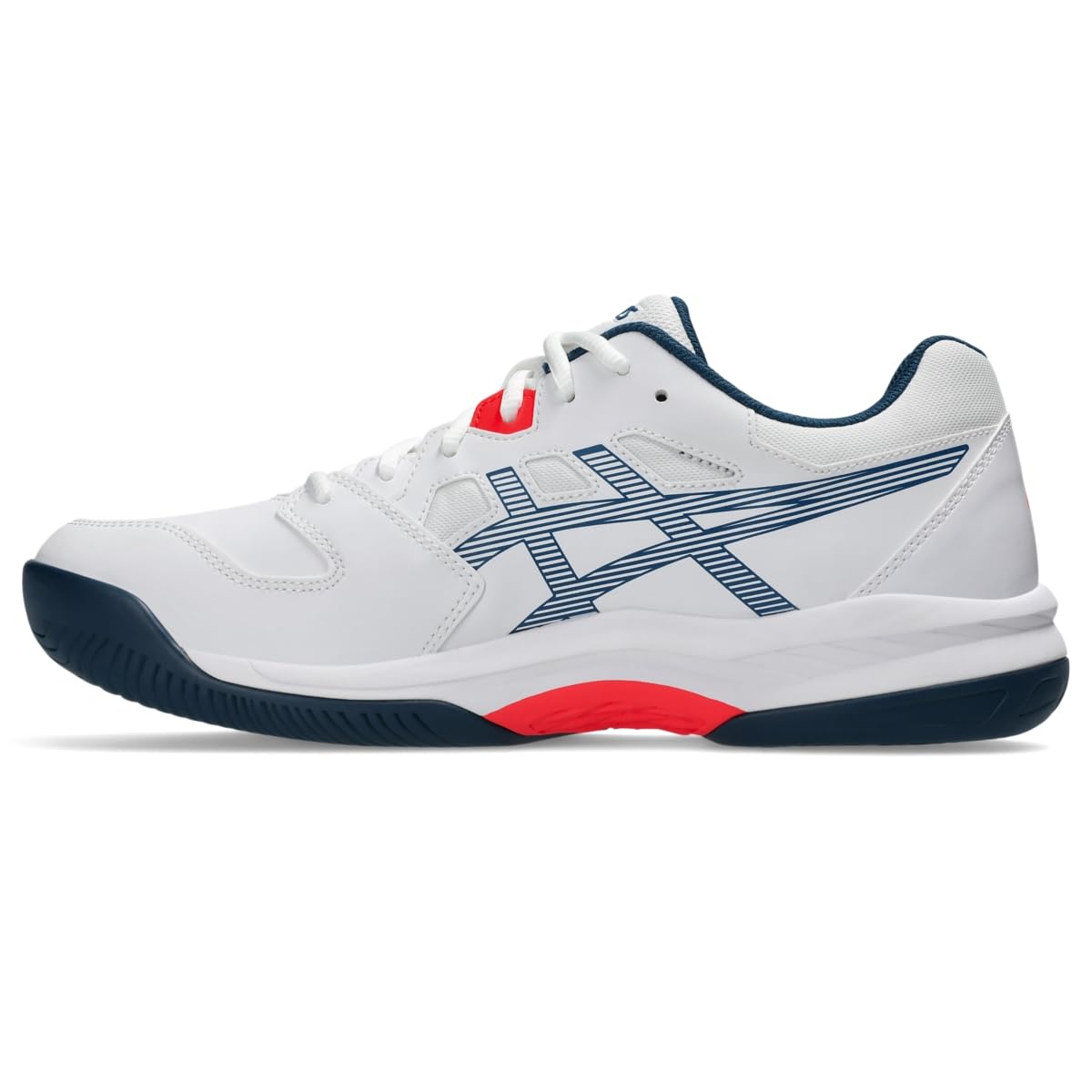 ASICS Men's Gel-RENMA Pickleball Shoes, 13, White/MAKO Blue