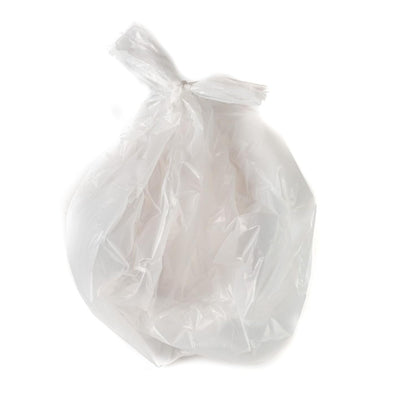 Kordis Strong Tie Handle Swing Bin Bag Liners - 6 Rolls x 20 Bags. 50L White Plastic Bin Bags For Kitchen Bins & Large Indoor Trash Bin. 120 Heavy Duty, Unscented Garbage Bags - 60 x 90cm