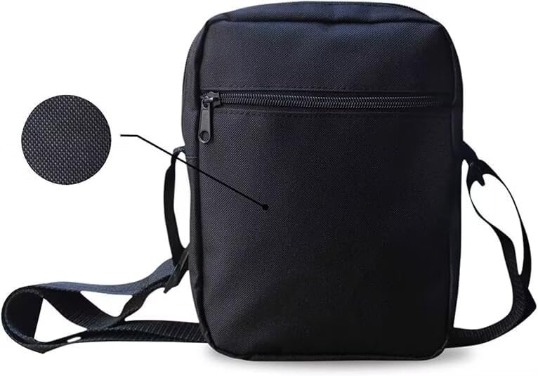 COEQINE Halloween Purse Skull Crossbody Bags Goth for Women Men Goth Teen Purse Novelty Travel Skull Couple Pattern Mini Messenger Bag for Teens Party