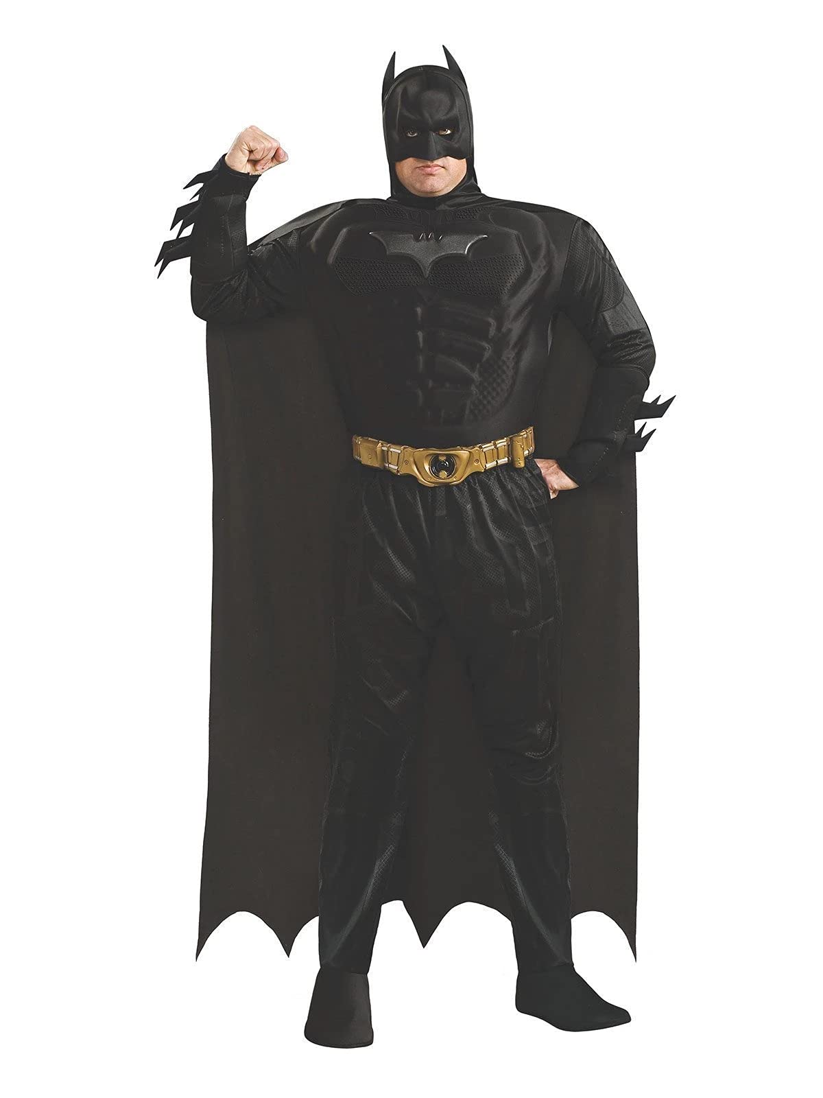 Rubies DC Batman The Dark Knight Rises: Batman Costume for Adults, Men's Plus