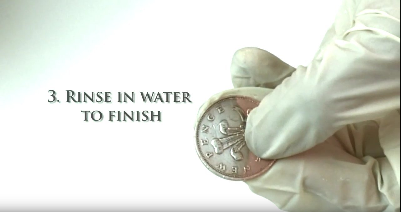 Nushine Silver Plating Solution 100ml - permanently plate PURE SILVER onto worn silver, brass, copper and bronze (eco friendly formula)