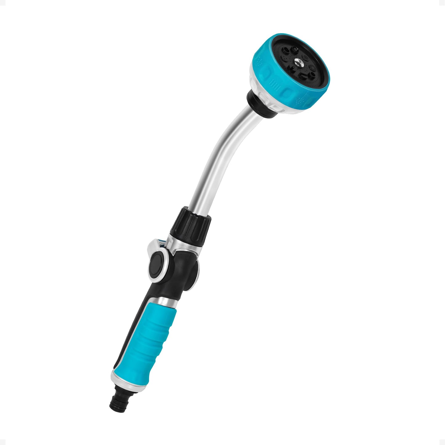 Diivoo Watering Wand Heavy Duty, Metal Garden Hose Wand with 8 Spray Patterns, 14 Inch Long Hose Nozzle Sprayer with Thumb Flow Control & 145°Spray Angle, Ideal for Plants,Flowers,Car