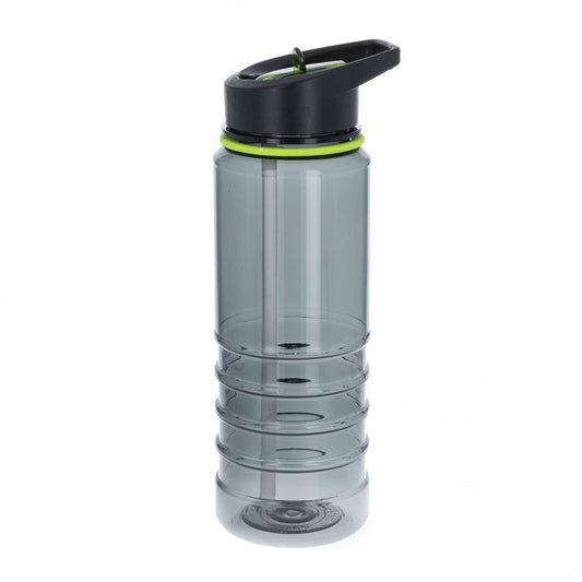 ASR Outdoor 25oz Tritan Flip Top Cap Water Bottle with Straw Smoke Grey