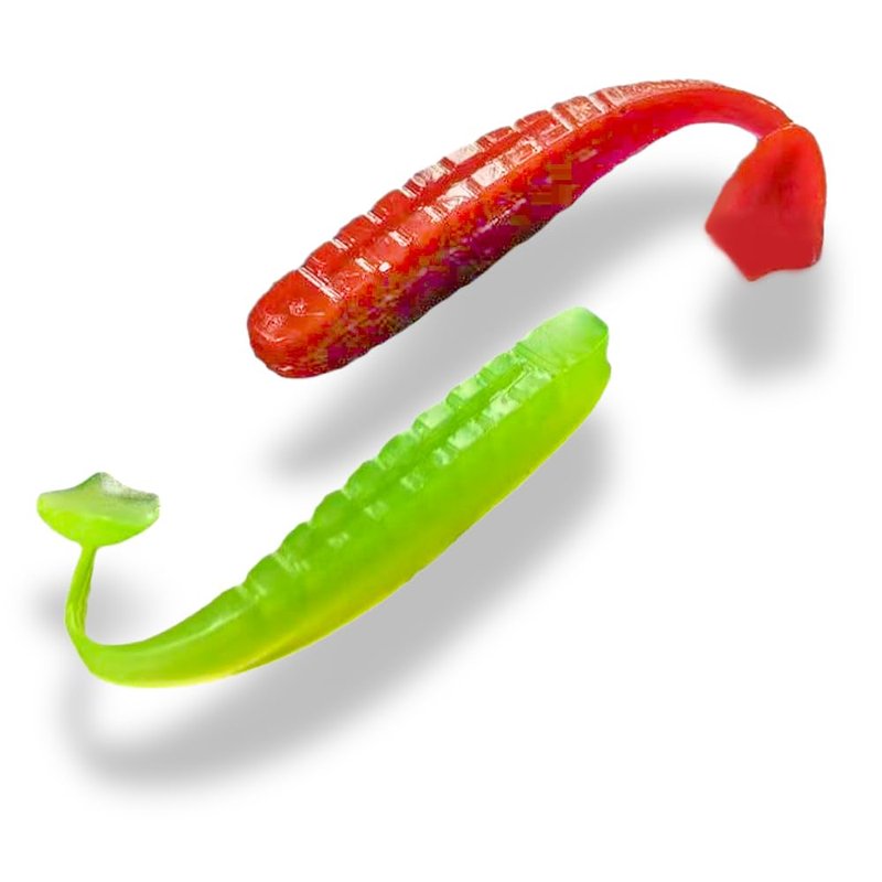 Swimbaits Paddle Tails, Soft Fishing Bait Lures TPE Floating Tail Swim Baits for Saltwater/Freshwater