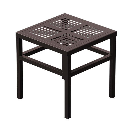 DHYGOTFUR Plant Stand - Indoor/Outdoor Extra-Sturdy Aluminum Plant Stand – Ideal for Patios, Gardens, Living Room Decoration（Brown）