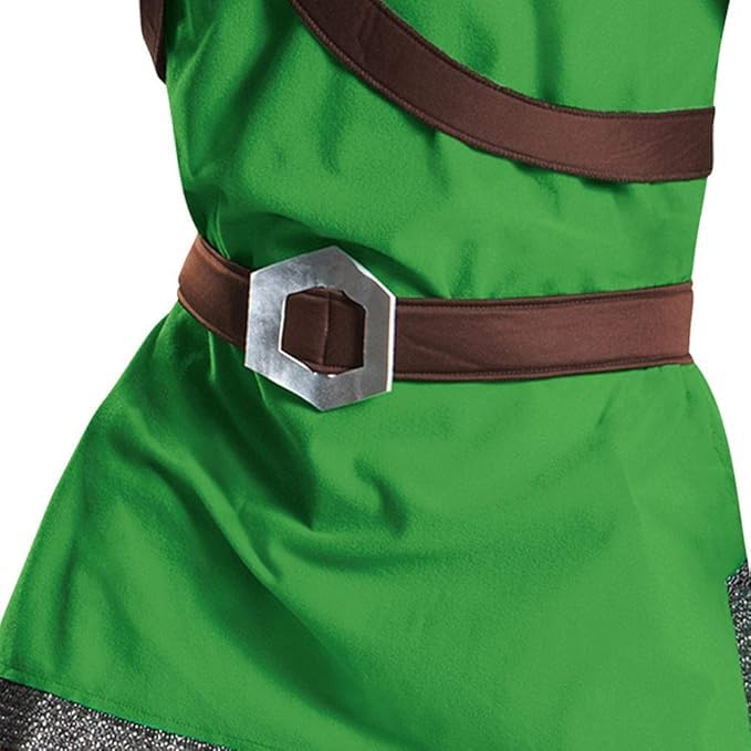 Disguise Men's Link Classic Adult Costume, Green, Medium