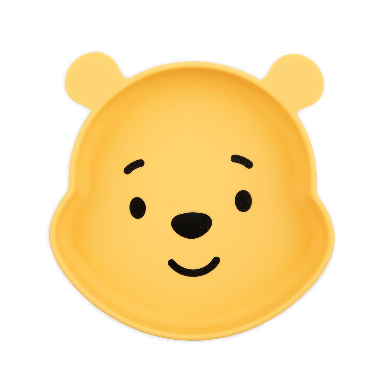 Bumkins Disney Toddler and Baby Suction Plate, Silicone Grip Dish, Baby Led Weaning, Kids Feeding Supplies, Non Skid Sticky Bottom, Platinum Silicone, for Children Ages 6 Months Up, Toy Story Alien