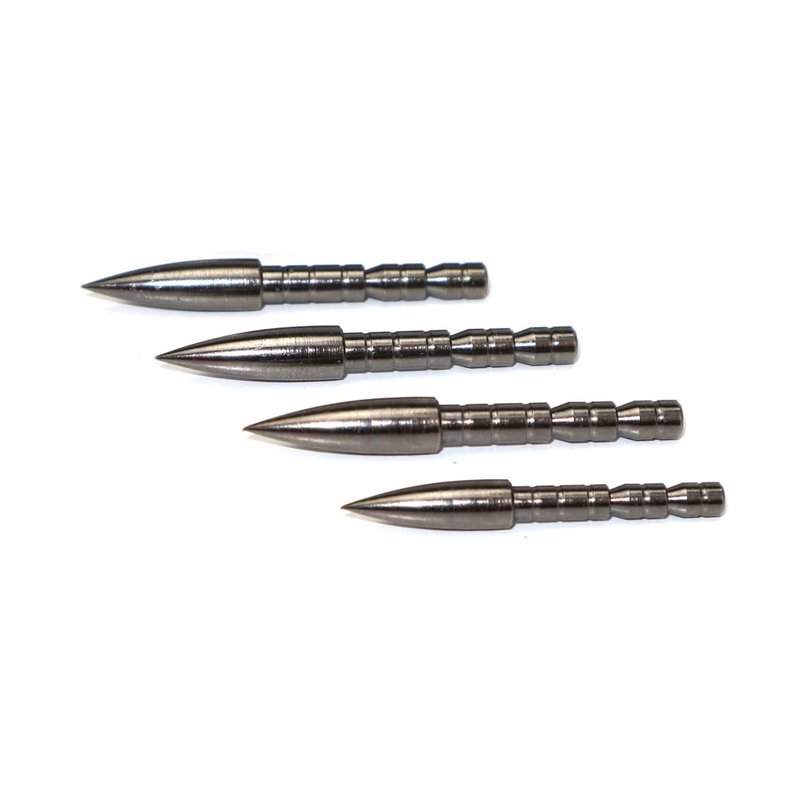 Hosolee 12 Pack Archery Points 80/100/120/150 Grain Insert Arrowheads for ID 4.20mm Arrows Shafts (80 Grain)