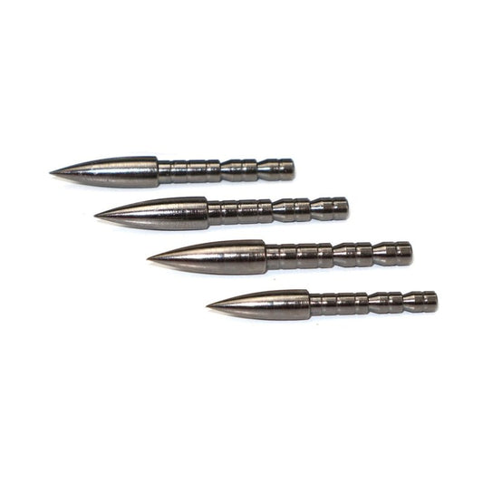 Hosolee 12 Pack Archery Points 80/100/120/150 Grain Insert Arrowheads for ID 4.20mm Arrows Shafts (80 Grain)