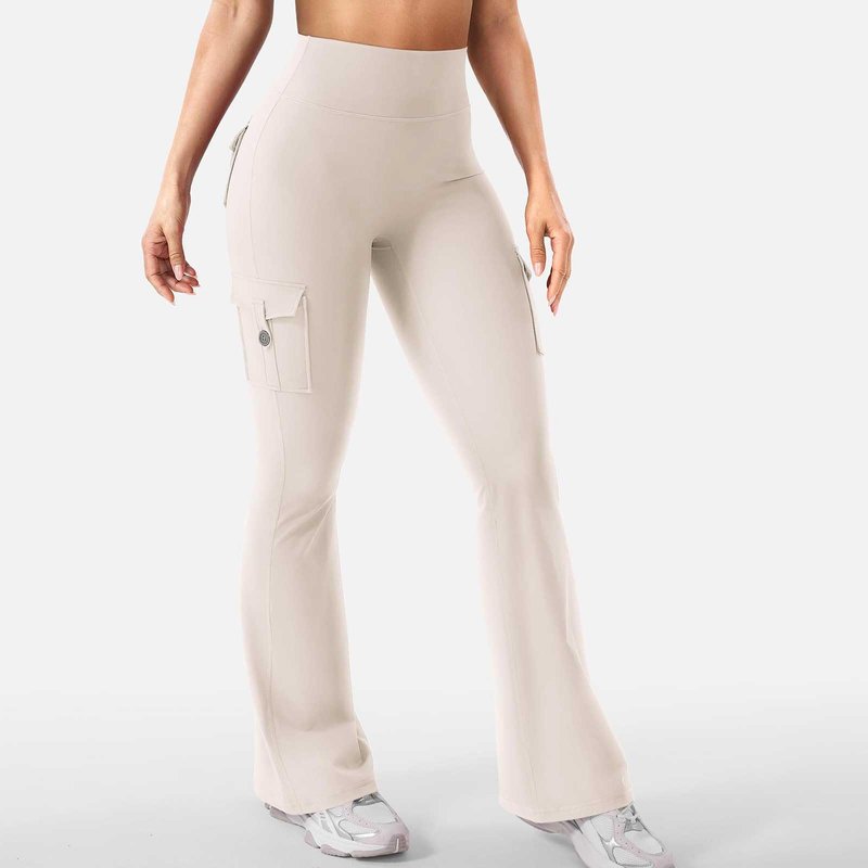 Flare Leggings for Women with Pockets High Waist No Front Seam Yoga Workout Stretchy Gym Casual Booty Lifting