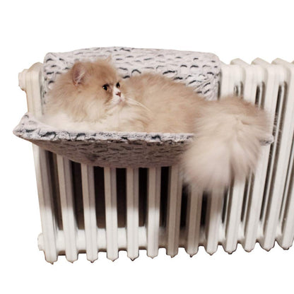 Croci - Radiator Cat Bed, Soft indoor cat bed with hook, 48X30X26 CM