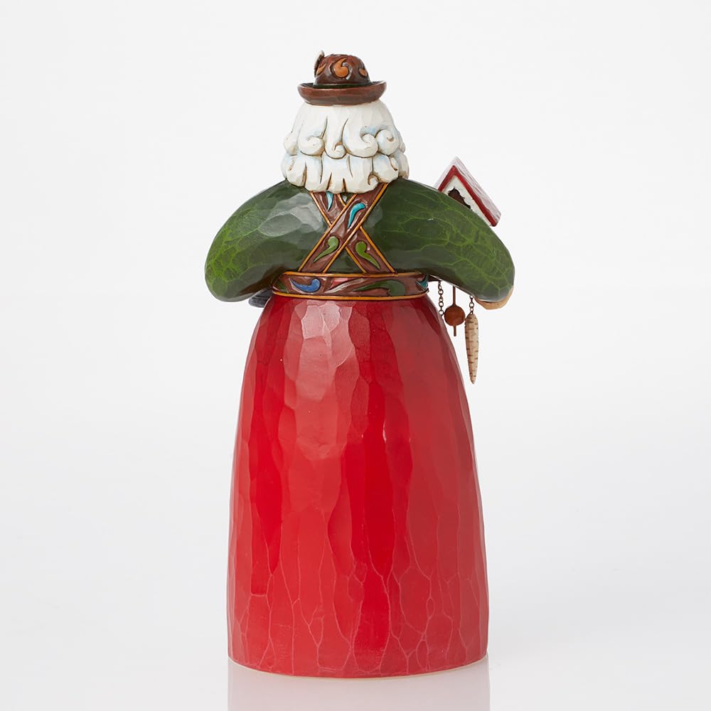 Enesco Jim Shore Heartwood Creek Christmas Around The World German Santa Figurine, 6.75 Inch, Multicolor
