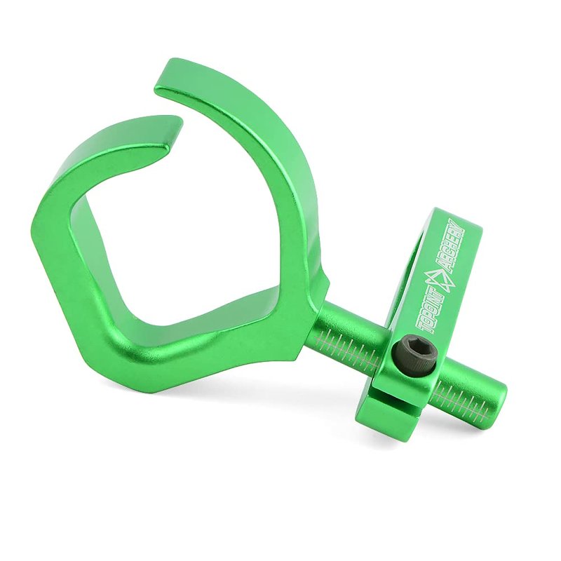 AMEYXGS Bowfishing Arrow Rest，semi-Closed frameanodized Aluminum (Green)