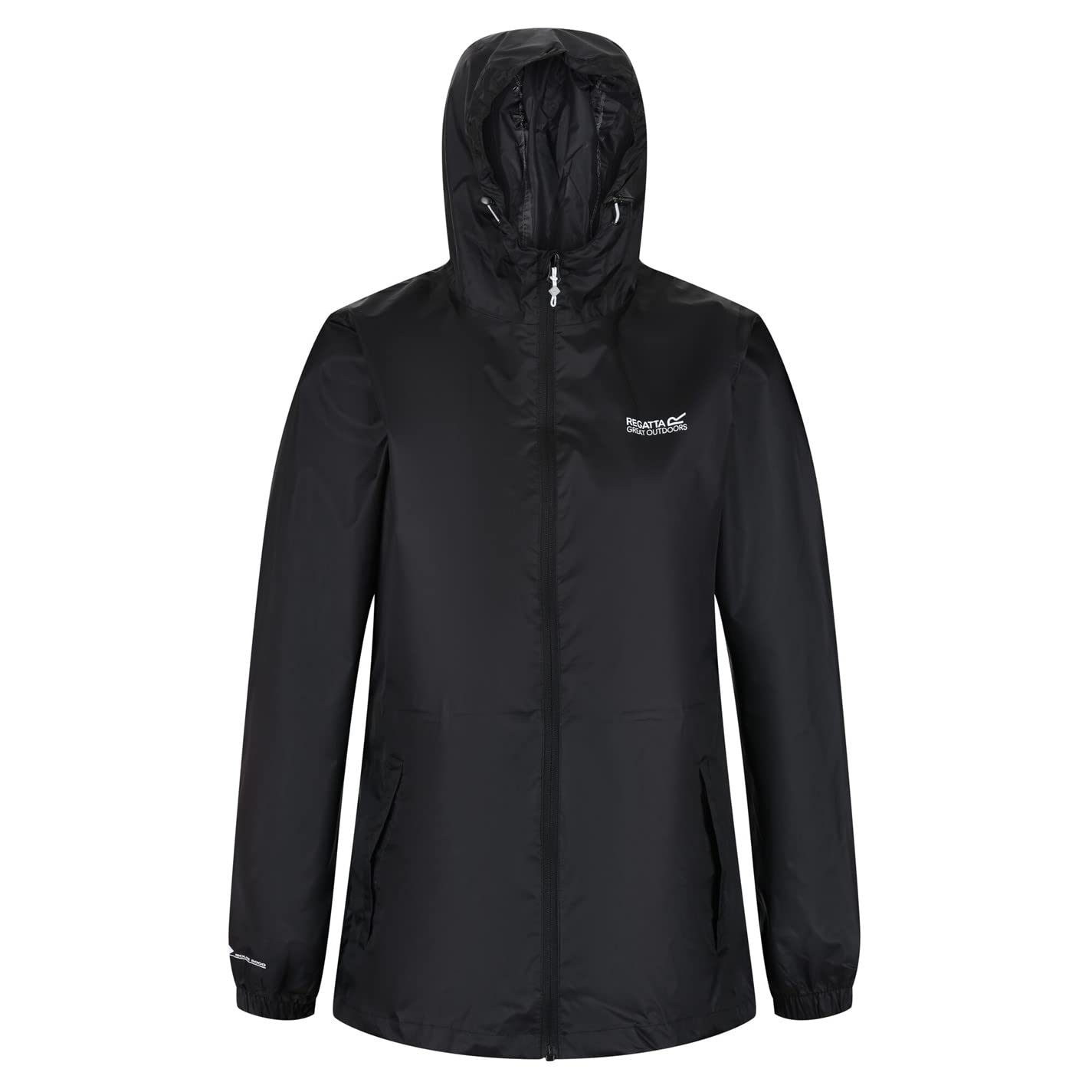 Regatta Womens Pack It III Waterproof Jacket Black M