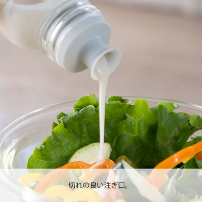 Hario Glass Dressing Bottle for Oils/Vinegars with Drip Resistant, Transparent