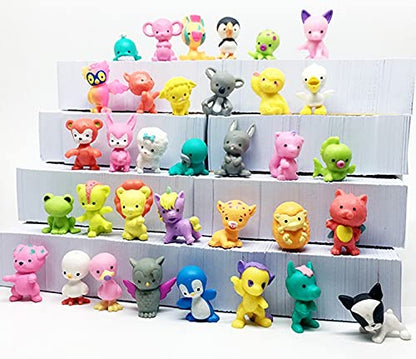 Bath Bombs for Kids Set with Toys Surprise Inside Cute Funny Animals - Organic & Natural Bath Bombs for Boys and Girls - Kid Safe Bubble - Handmade in USA