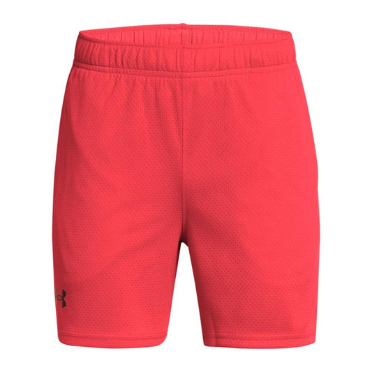 Under Armour Boys Tech Mesh Shorts, (713) Racer Red / / Black, Small