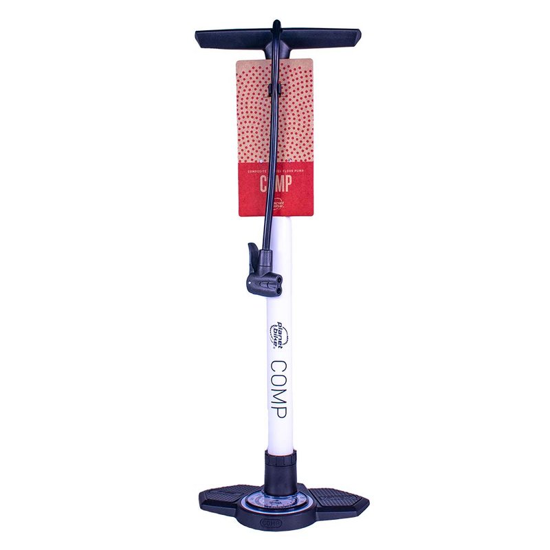 Planet Bike Comp Bike Floor Pump,White