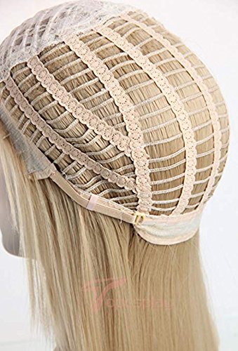 Topcosplay 70s 80s Wig for Women Men Couples Halloween Costumes Wig Rocking Punk Rocker Mullet Wig Blonde