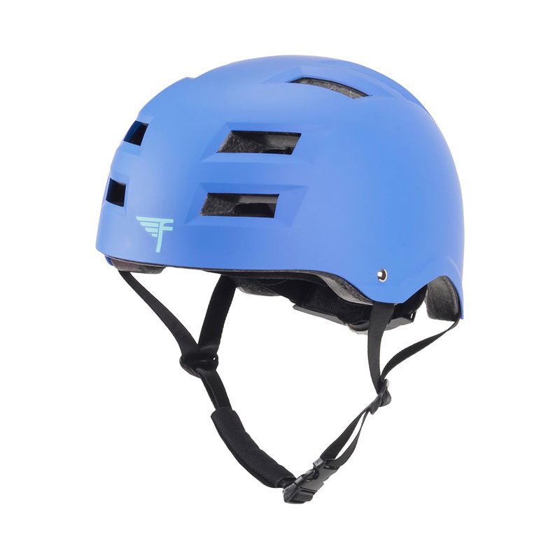 Flybar Bike Helmet- Multi Sport Dual Certified Adjustable Dial, Skateboard Helmet, Roller Skating, Pogo, Electric Scooter, Snowboard, Boys and Girls Kids- Adults Helmets (Blue,S-M)