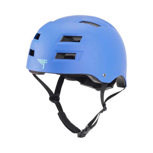 Flybar Bike Helmet- Multi Sport Dual Certified Adjustable Dial, Skateboard Helmet, Roller Skating, Pogo, Electric Scooter, Snowboard, Boys and Girls Kids- Adults Helmets (Blue,S-M)