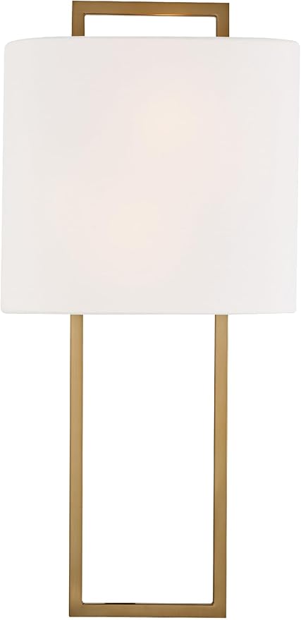 Crystorama Fremont 2 Light Vibrant Gold Sconce