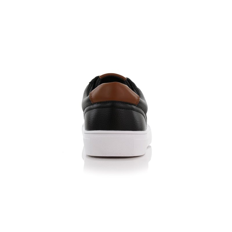 Ferro Aldo Men's Daniel Classic Low-Top Fashion Sneakers | Casual Lace-Up Court Shoe | MFA19692 | in Black, Size 9